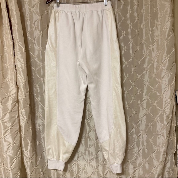 NIKE White Opal Fleece Oversized Joggers Sweat Pants Iridescent Swoosh - Picture 5 of 15